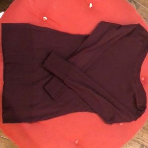 The Limited Long sleeve Burgundy sweater Size 8